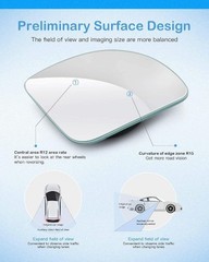 2pcs Frameless Convex Blind Spot Mirror, 360 Degree Adjustable HD Glass for Car