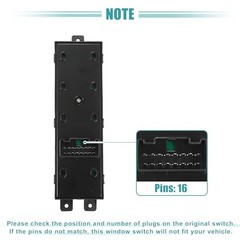 Front Left Driver Side Power Window Switch Window Control Switch Fit for Kia