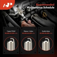 Iridium Platinum Spark Plugs Compatible with Mini Cooper 2007-2015, Cooper