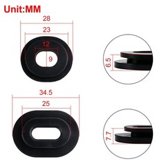 FLYPIG Rubber Grommet Single Side Cover for Honda Motorcycle CB100 CB125S CL100