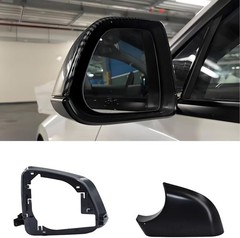 Fits For Tesla Model Y Left driver Side Wing Mirror Cover and Mirror Frame Set R