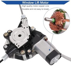 Obaee 748-173 Power Window Lift Regulator with Motor Front Right Passenger Side