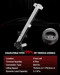 Honda CRV 2007 Front/Left Power Window Regulator with Motor