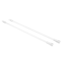 2 Pcs White Rods for Curtains Blinds Stick Replacement Sticks to Open