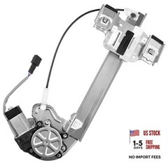 Electric Power Window Regulator with Motor Compatible with Rear Driver (LH)