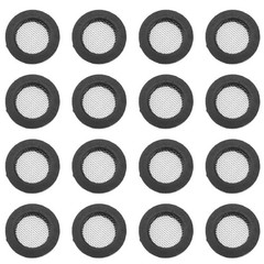 20Pcs Reusable Rubber Gasket with Stainless Steel Filter for Faucet and Shower