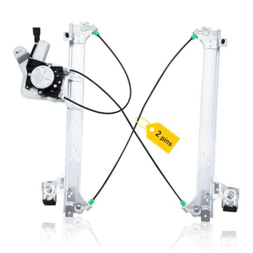 Rear Left Driver Side Power Window Regulator with 741-578 (Rear Driver Side)