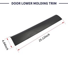 Door Lower Molding Trim Compatible with Mitsubishi Rear Left Driver Side