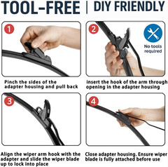 Windshield Wiper Blades Replacement for 2021 2022 2023 2024 2025 Kia Sorento – F