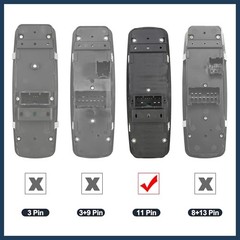 Power Window Switch, Front Left Driver Side Window Control Switch