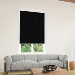 100% Blackout Roller Window Blind with Hook & Loop Tab for Nursery Bedroom RV