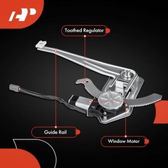 Front Passenger Side Power Window Regulator with Motor (2 Front Passenger(RH)
