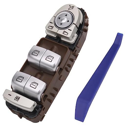 Obaee Master Power Window Switch Front Driver Side Compatible with Mercedes