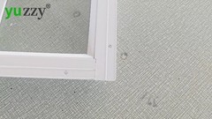 2 Pack 24×24 Shed Windows with Tempered Glass & Fiberglass Screen for Coop, Barn