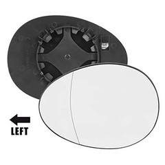 Mirror Glass Heated with Backing Plate Driver Side Left Side Rear View Mirror