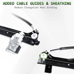 Power Window Regulator with Motor Assembly Compatible for Rear Left Driver Side