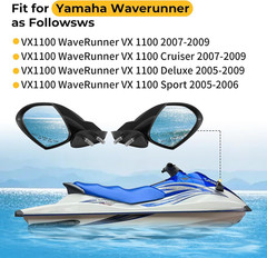 Deyeshiki Waverunner VX Mirrorｓ Compatible with Yamaha 2005-2009 Right Hand Mirr
