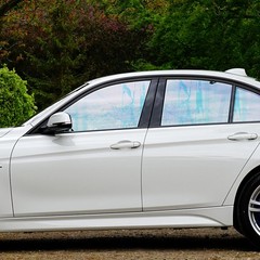 1 Pack Silver Gradient Auto Window Tint Film Durable for Car Windows