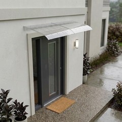 Window&Door Awnings Clear Canopy Rain/Snow Protection Awnings for Outside Patio