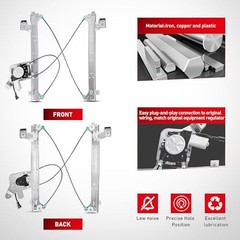 Side Power Window Regulator/Motor Compatible with 2001 741-578 Rear Driver