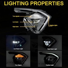92102-DW000 Right Side LED Headlamp Assembly ABS & Right Headlight