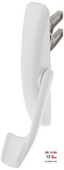 Truth TH 24014 Maxim Locking Handle, White (Single Pack)