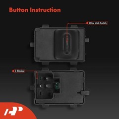 Power Door Lock Switch for Dodge Dakota Durango Ram 1500-5500 Van