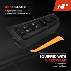 15883323 Front Driver Side Master Power Window Switch & Bezel Compatible with