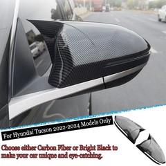 2PCS New Sports Rear Mirror Cover Caps for Hyundai Tucson 2022 2023 2024 2025…