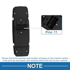 Power Window Switch No.68262252AC Front Left Driver Side Window Control Switch