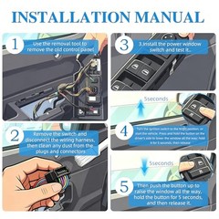 Power Window Switch Front Driver Side – Compatible with 2002-2008 Dodge Ram