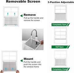 18″x23″ Shed Window 2-Pack with Tempered Glass for Outdoor Use