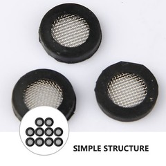 50Pcs Reusable Rubber Seal O-Ring Washer with Filter Net for Shower Hose