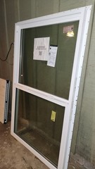 MGM Industries 6010 Single-Hung White Window Low-E Double Pane Argon 32×27 5/8