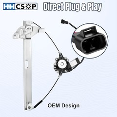 Front Left Driver Side Power Window Regulator w/Motor Front Driver Side