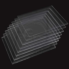 Rectangular, Square PC Sheet Clear Transparent Perspex, Cut to Size Thick 2-22mm