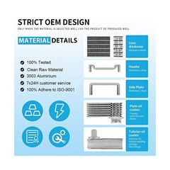 Rayten Aluminum Radiator Compatible with Cadillac Escalade 6.0 V8 2002-2006, …