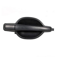 Outside Door Handle Black Textured Compatible with Mitsubishi Rear Left
