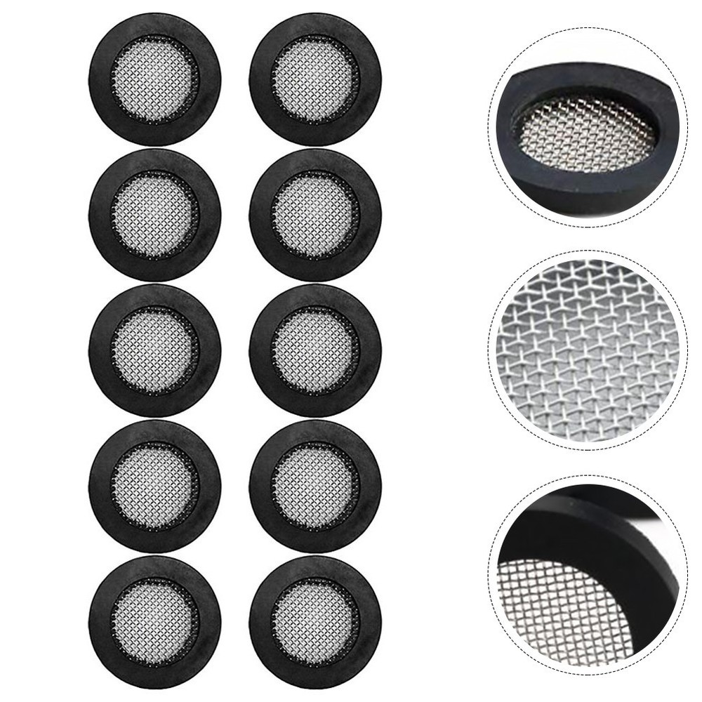 50Pcs Reusable Silicone Seal O Ring Washer with Steel Mesh for Shower Hose