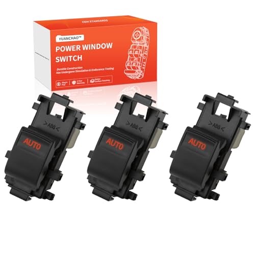 Orange LED Passenger Side Power Window Switch for 2007 For 07-15 Yaris(Orange)