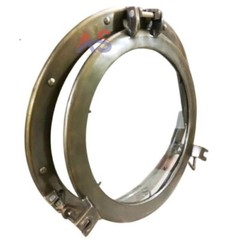 Antique Aluminium Canal Boat Porthole Window Ship Round Glass Home Decor