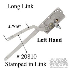 Truth EntryGard Dual Arm Casement Operator Stud Bracket 4 7/16”x10 1/2″ Arms