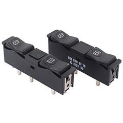 Pack of 2 Front Left Driver and Right Passenger Side Door Window Switch for