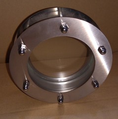 PORTHOLE FOR DOOR STAINLESS STEEL phi 150 mm flat