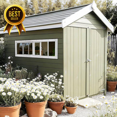 2 Pack 10×29″ Shed Sliding Windows White Tempered Glass Grille Screen Panels