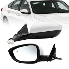 Left Driver Side Mirror Assembly Compatible with 2018-2022 Accord EX Hybrid EX