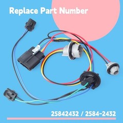 25842432 Headlamp Wiring Harness Front Right or Left Side Replacement for