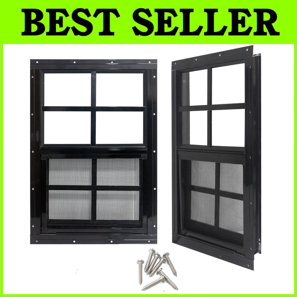Compact Sliding Shed Windows 2 Pack**$