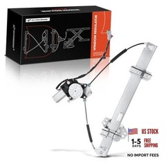 Front Driver Side Power Window Regulator with Motor (4-Pin) | Compatible with