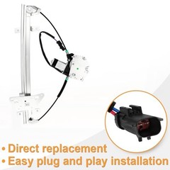 Power Window Regulator with Motor Assembly Replacement for Rear Passenger Side